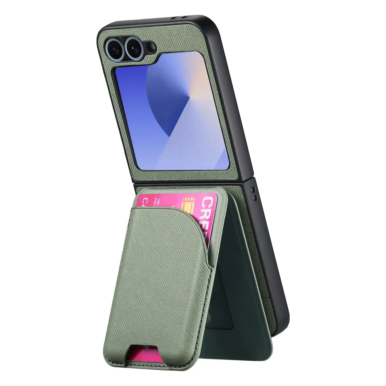 Versatile 2-in-1 Wallet Case with Detachable Design for Samsung Galaxy Z Flip 6