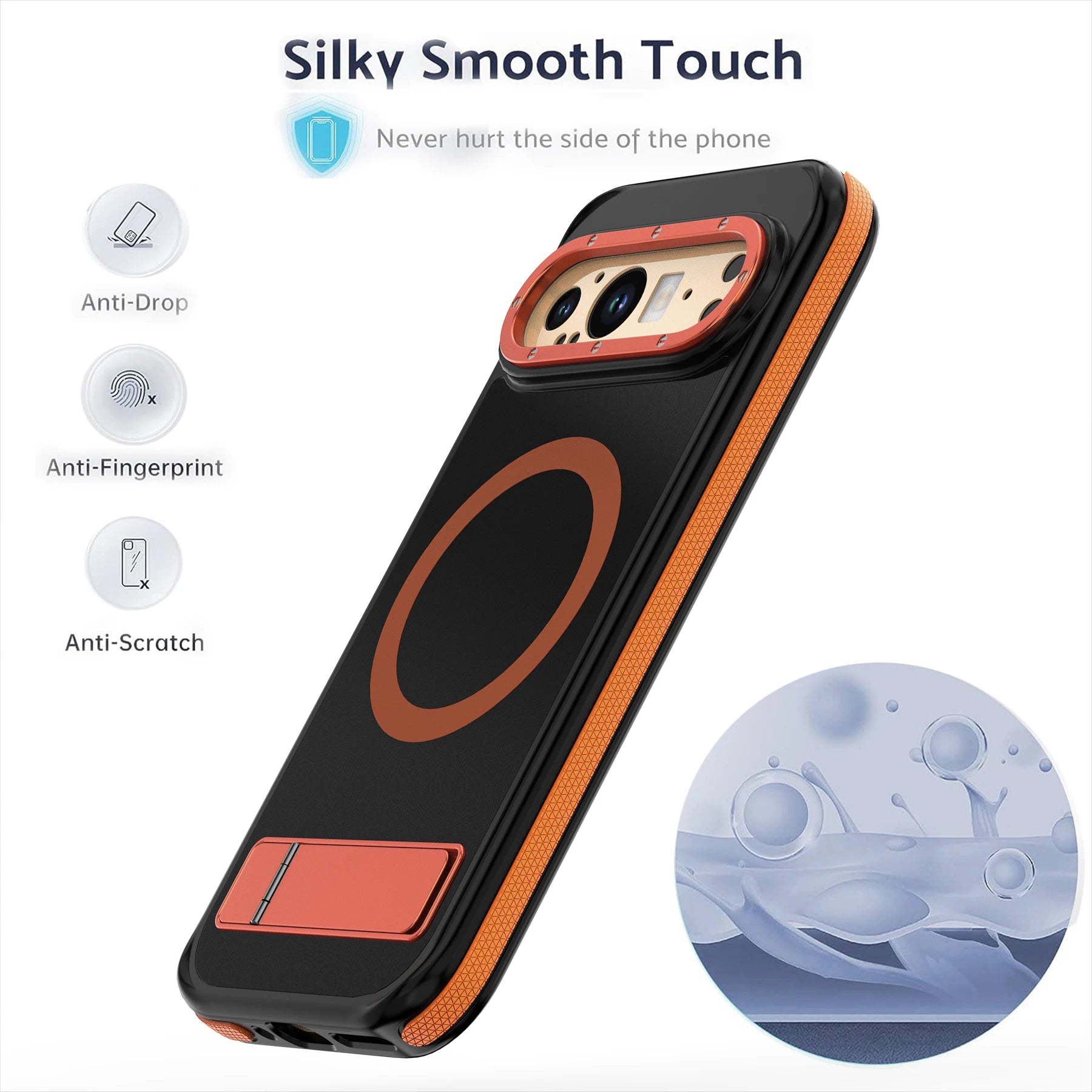 Skin Feel Matte Magnetic Shockproof Phone Case for Google Pixel 9 Series