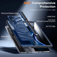 Strong Magnetic Case with Screen Protector for Samsung Galaxy Z Fold 6