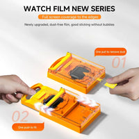 Tempered Glass Screen Protector with Easy Install Kit for Apple Watch