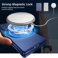 Magnetic Ring Portable Phone Case for Samsung Galaxy Z Fold 5