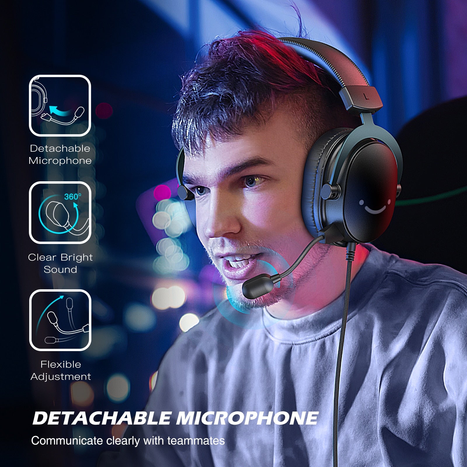 FIFINE 7.1 Surround 3.5 mm Jack USB Headset