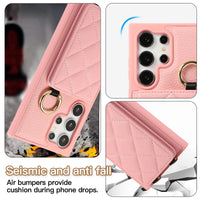 Leather Crossbody Wallet Case for Samsung Galaxy S24 Series