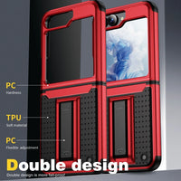 Shockproof Plastic Hard Shell Case with Hinge Protection for Samsung Galaxy Z Flip 6 – Ultimate Durability and Safety