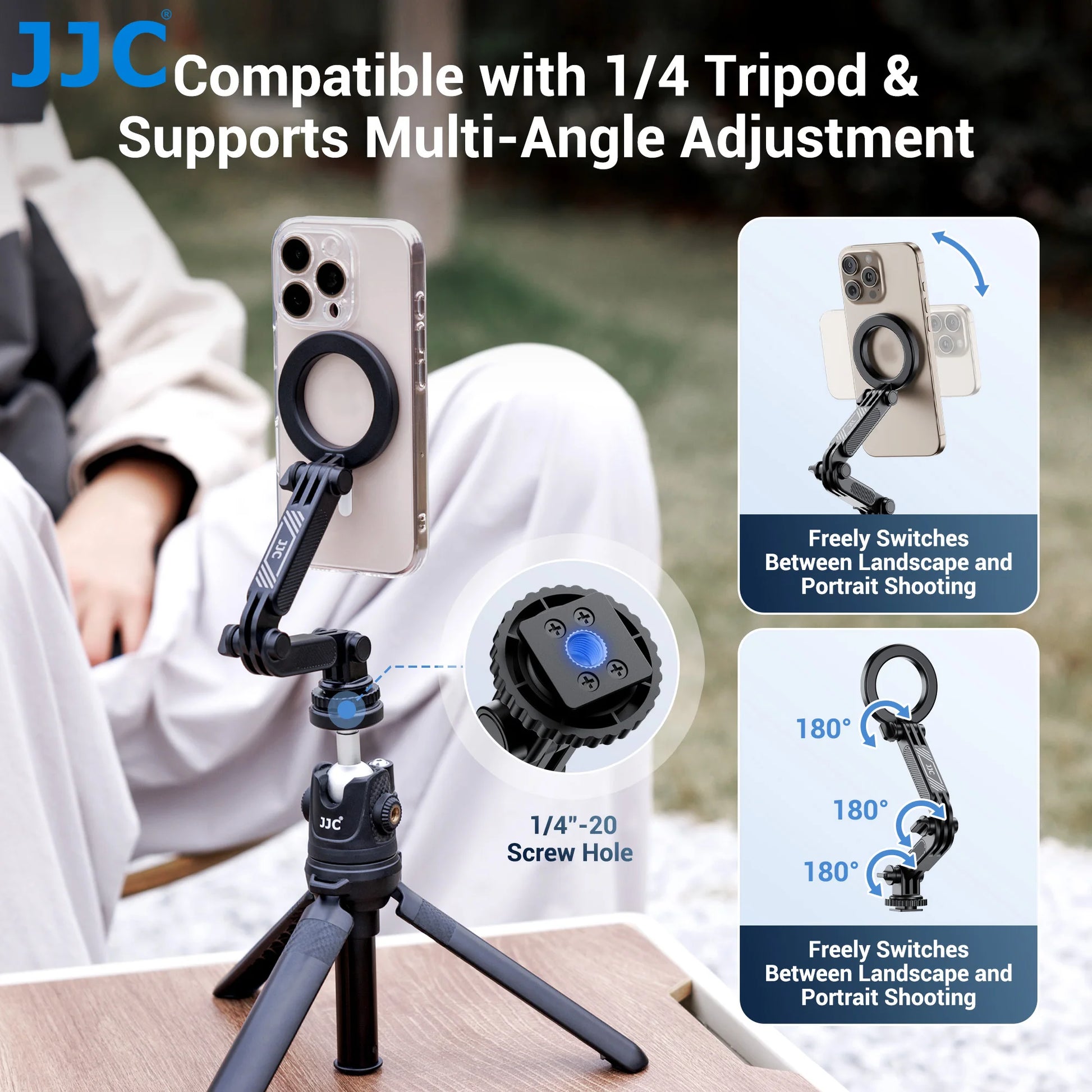 JJC Magnetic Phone Tripod Mount