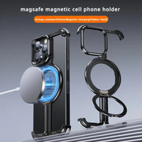 iPhone 14 Series Frameless Design Phone Case with Hidden Phone Holder