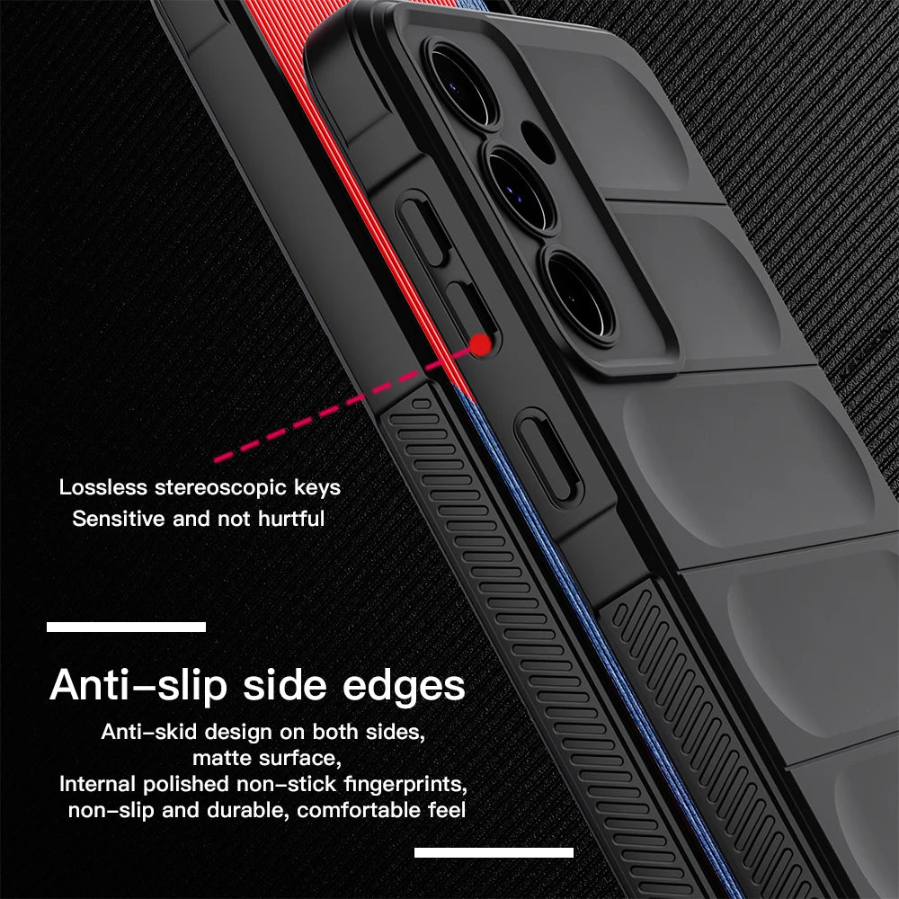 Shockproof Anti-skid Soft Silicone Phone Case for Samsung Galaxy A55