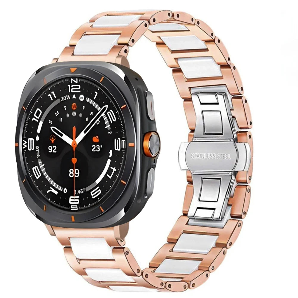 Luxury Ceramic & Metal Strap for Samsung Galaxy Watch Ultra