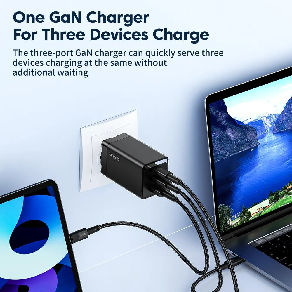 TOOCKI 67W GaN USB-C Charger