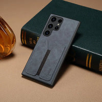 Leather Wallet Phone Case with Card Holder for Samsung Galaxy S23 Series