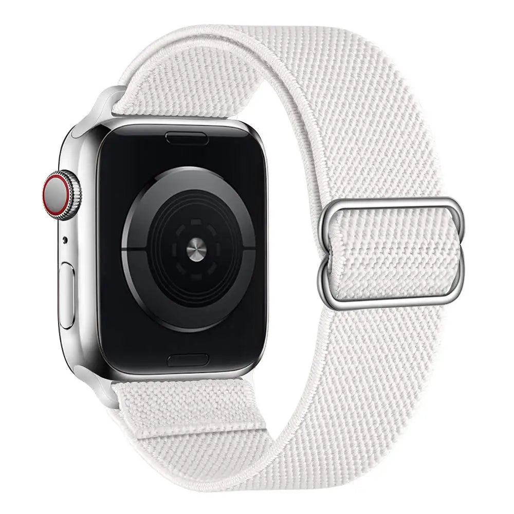 Elastic Nylon Scrunchie Strap for Apple Watch