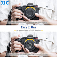 JJC Auto Open/Close Lens Cap for Panasonic Lumix S 26mm F8 Lens