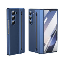 Leather Shockproof Phone Case with Pen Slot for Samsung Galaxy Z Fold 5