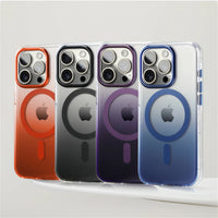 Color Gradient Bumper Shockproof MagSafe Case for iPhone 15 Series