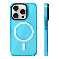 Vivid Neon Soft Silicone MagSafe Case for iPhone 15 Series