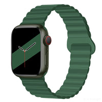 Lightweight Silicone Band with Magnetic Buckle for Apple Watch