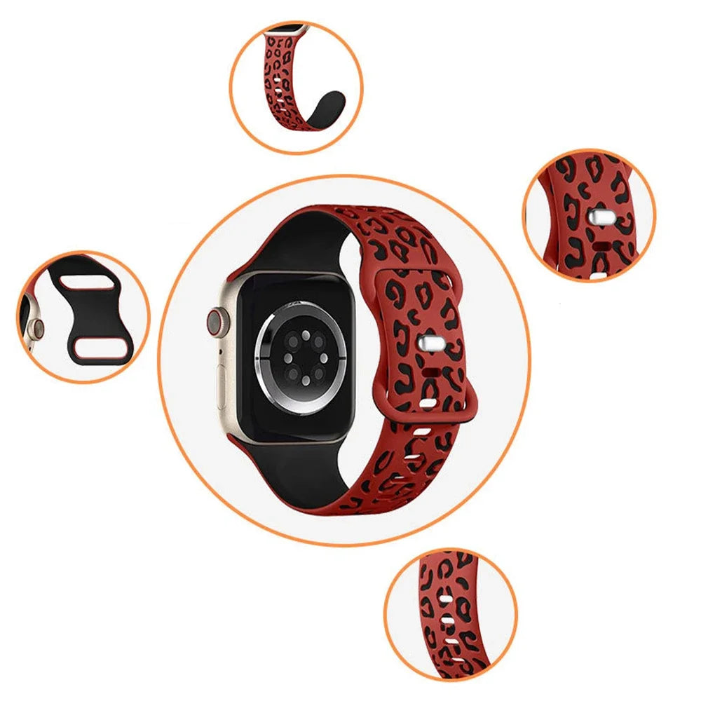 Soft Silicone Sports Strap for Apple Watch