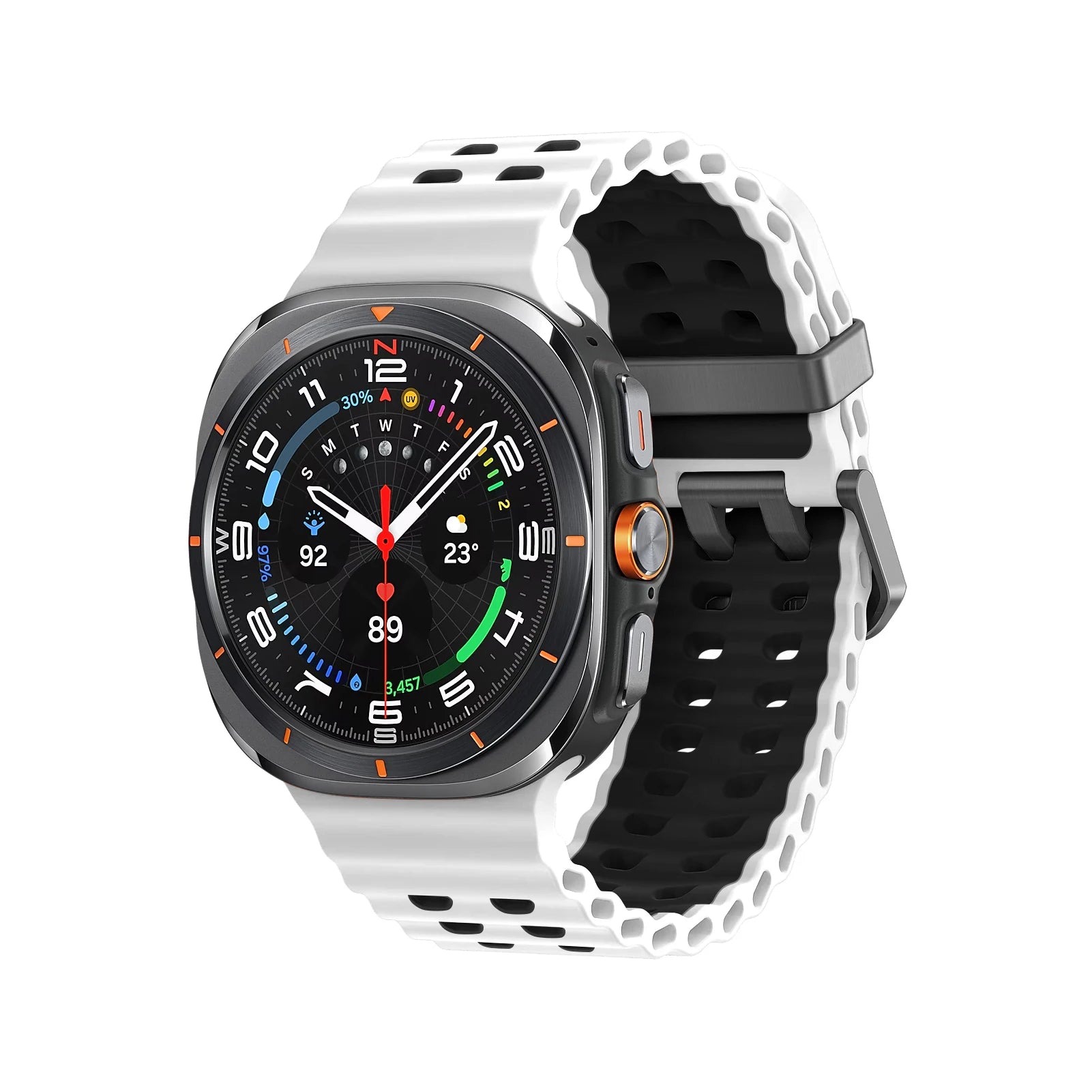 Two-Color Marine Silicone Band for Samsung Galaxy Watch Ultra