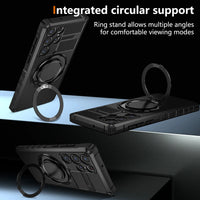 Heavy Duty Armor Case with Magnetic Ring for Samsung Galaxy S23 Series