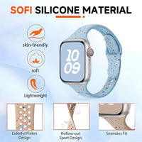 Soft Colorful Silicone Strap for Apple Watch