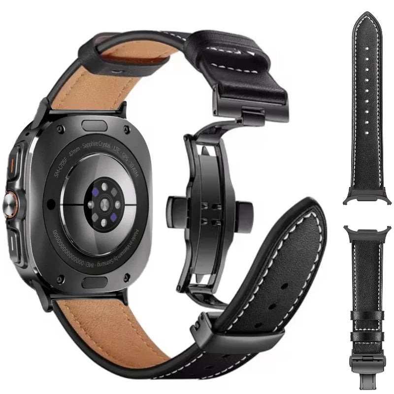 Premium Leather Strap for Samsung Galaxy Watch Ultra