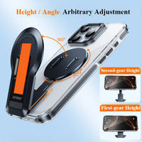 360° Rotatable Booster Stand Shockproof Case for iPhone 16 Pro & 16 Pro Max