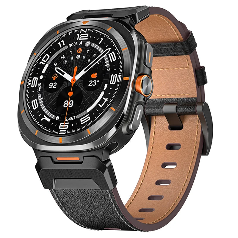 Premium Leather Wristband for Samsung Galaxy Watch Ultra