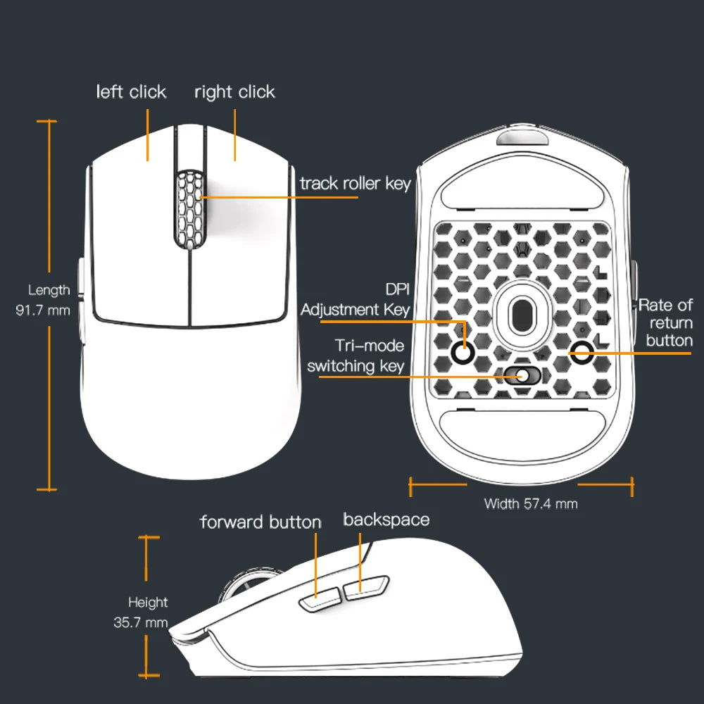 Darmoshark M5PRO Wireless Gaming Mouse