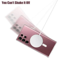 Transparent Slim Magnetic Case for Samsung Galaxy S24 Series