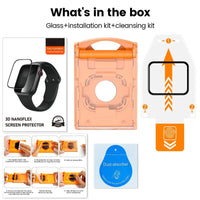 Tempered Glass Screen Protector with Easy Install Kit for Apple Watch