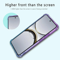 Shockproof Transparent Gradient TPU Case for OPPO Find X8 Series