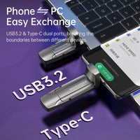 MOVESPEED USB3.2 Gen 2 Type-C Solid State Pen Drive