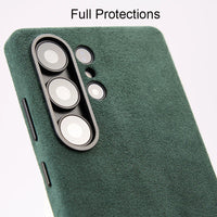 Luxury Italian Alcantara Case for Samsung Galaxy S25 Ultra