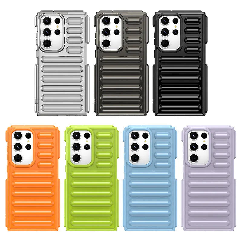 Soft TPU Capsule Bumper Protective Case for Samsung Galaxy S23 Series