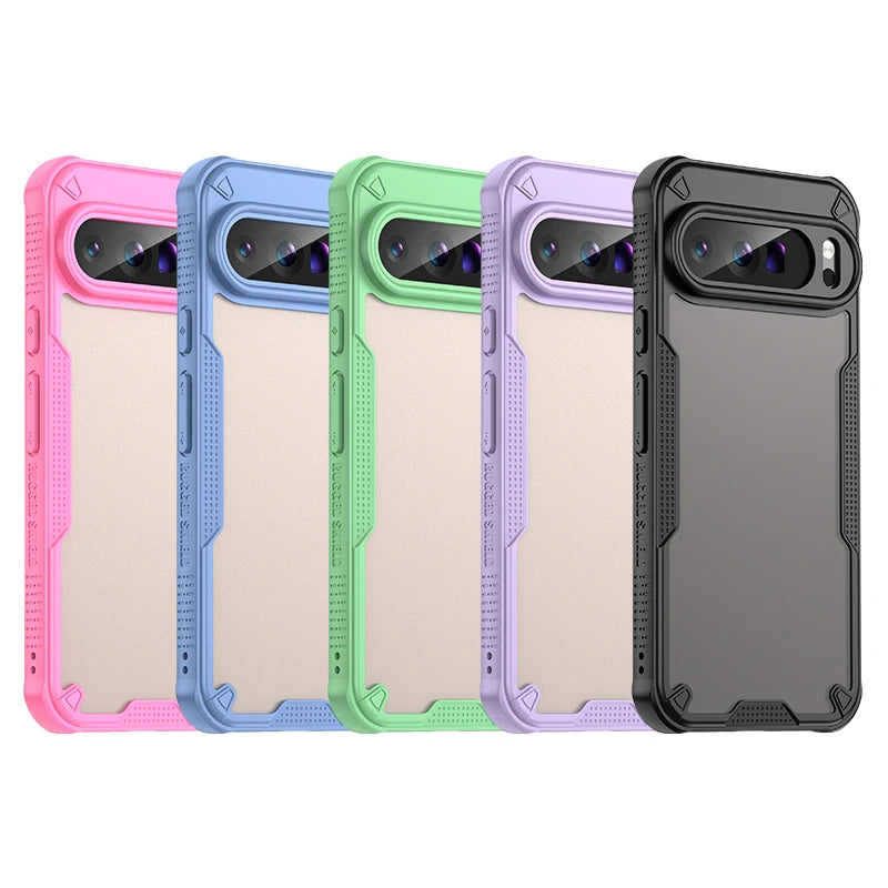 Semi-Transparent Frosted TPU Case for Google Pixel 9 Series