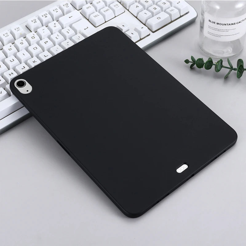 Soft Premium Liquid Silicone Ultra Thin Case with Flocking Interior for iPad Air (2024)