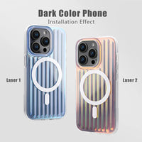 Corrugated Pattern MagSafe Case for iPhone 15 Series