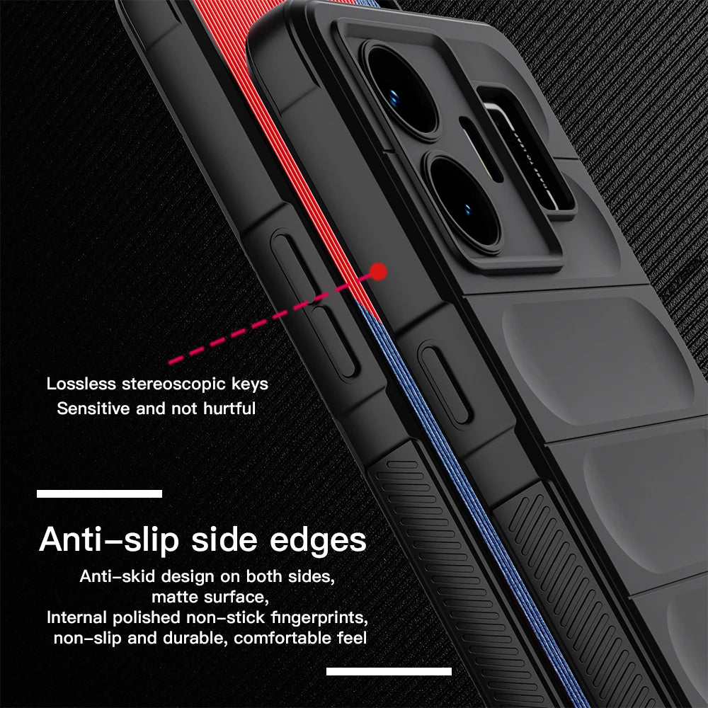 Shockproof Anti-Skid Soft Silicone Case for Realme GT 3