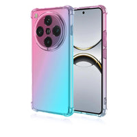 Shockproof Transparent Gradient TPU Case for OPPO Find X8 Series