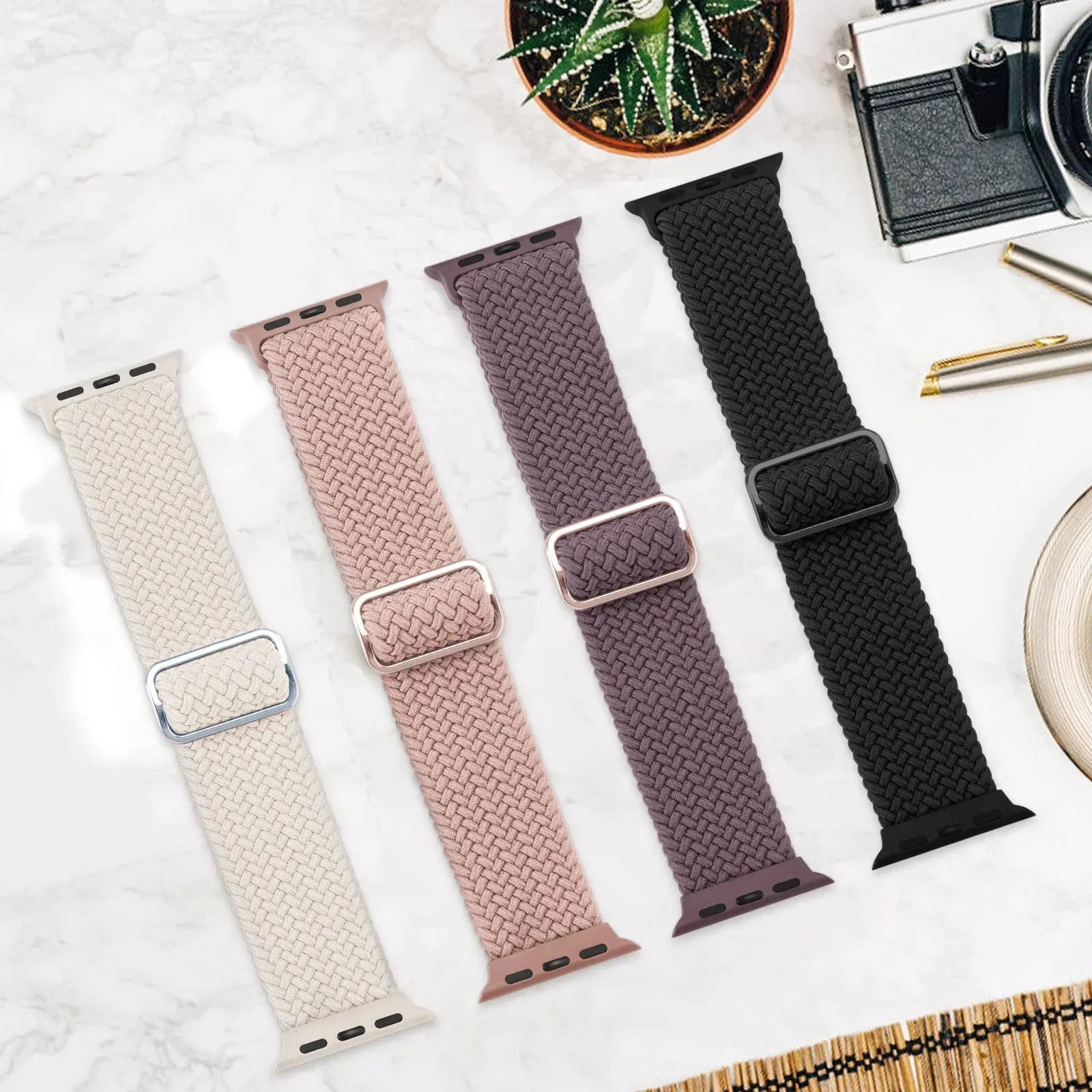 Elastic Nylon Braided Solo Loop for Apple Watch