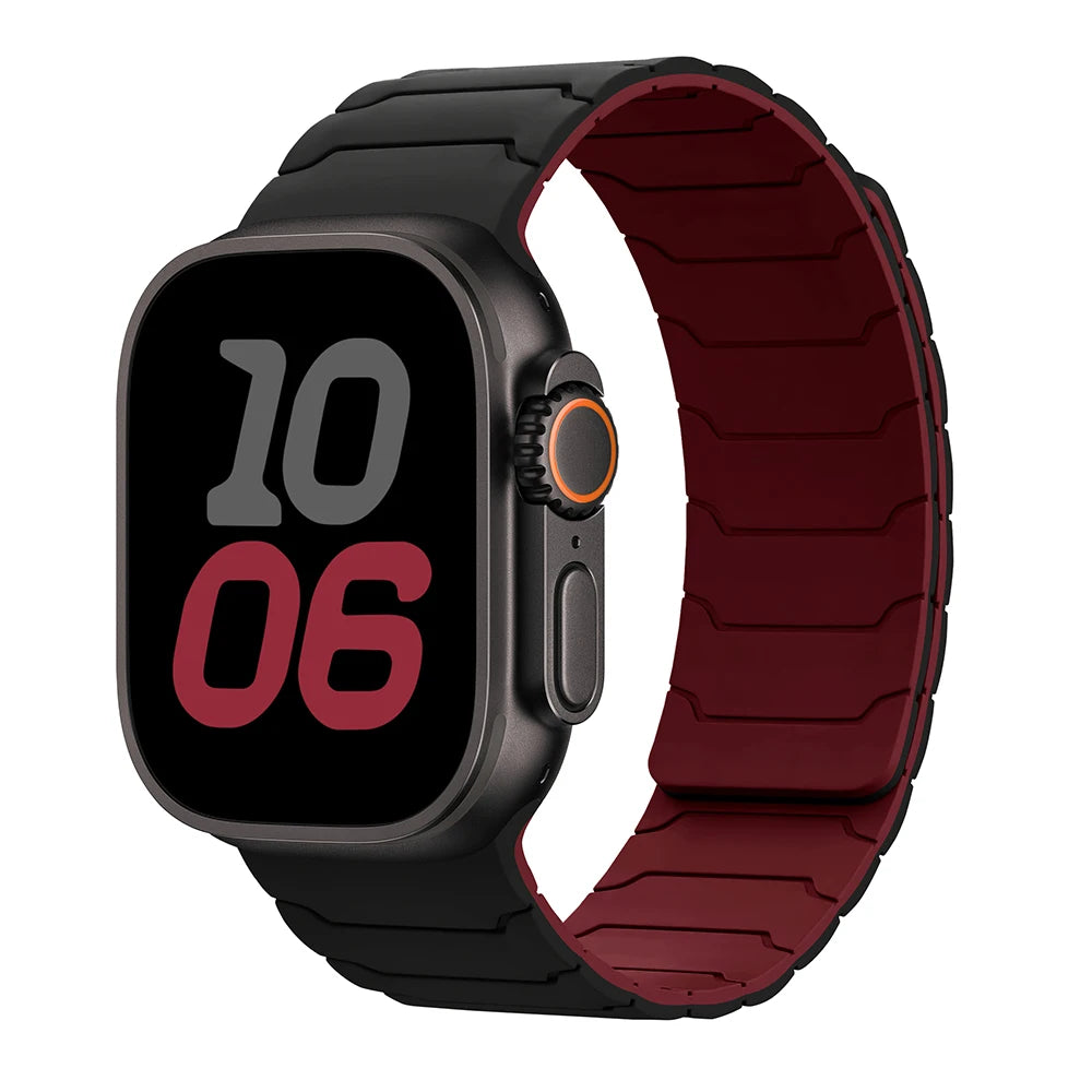 Flexible Silicone Magnetic Strap for Apple Watch