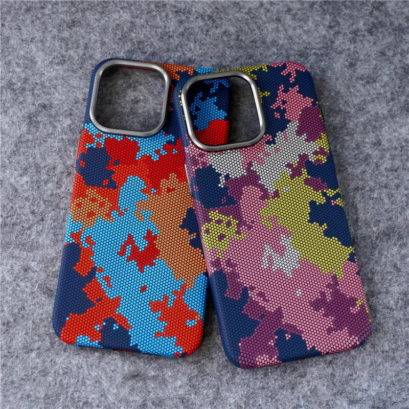 Magnetic Luxury Matte Camouflage Shockproof Case for iPhone 15 Series