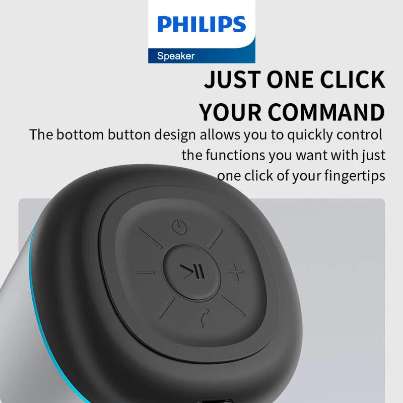 Philips TAS1009 Mini Bluetooth Speaker – Compact & Powerful Sound