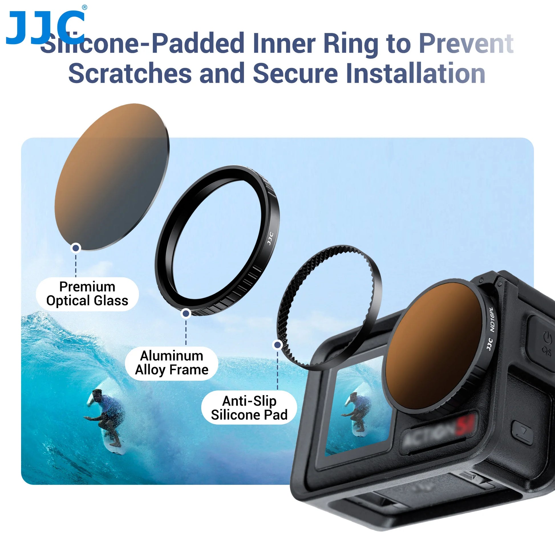 JJC Lens Filter for DJI Osmo Action 5 Pro