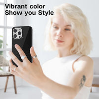 Ultra-Thin Glossy Silicone Soft Case for iPhone 15 Series