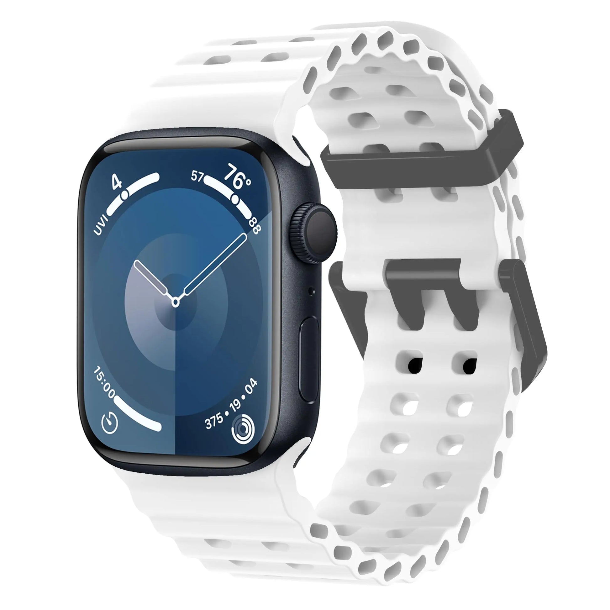 Marine-Grade Silicone Ocean Strap for Apple Watch