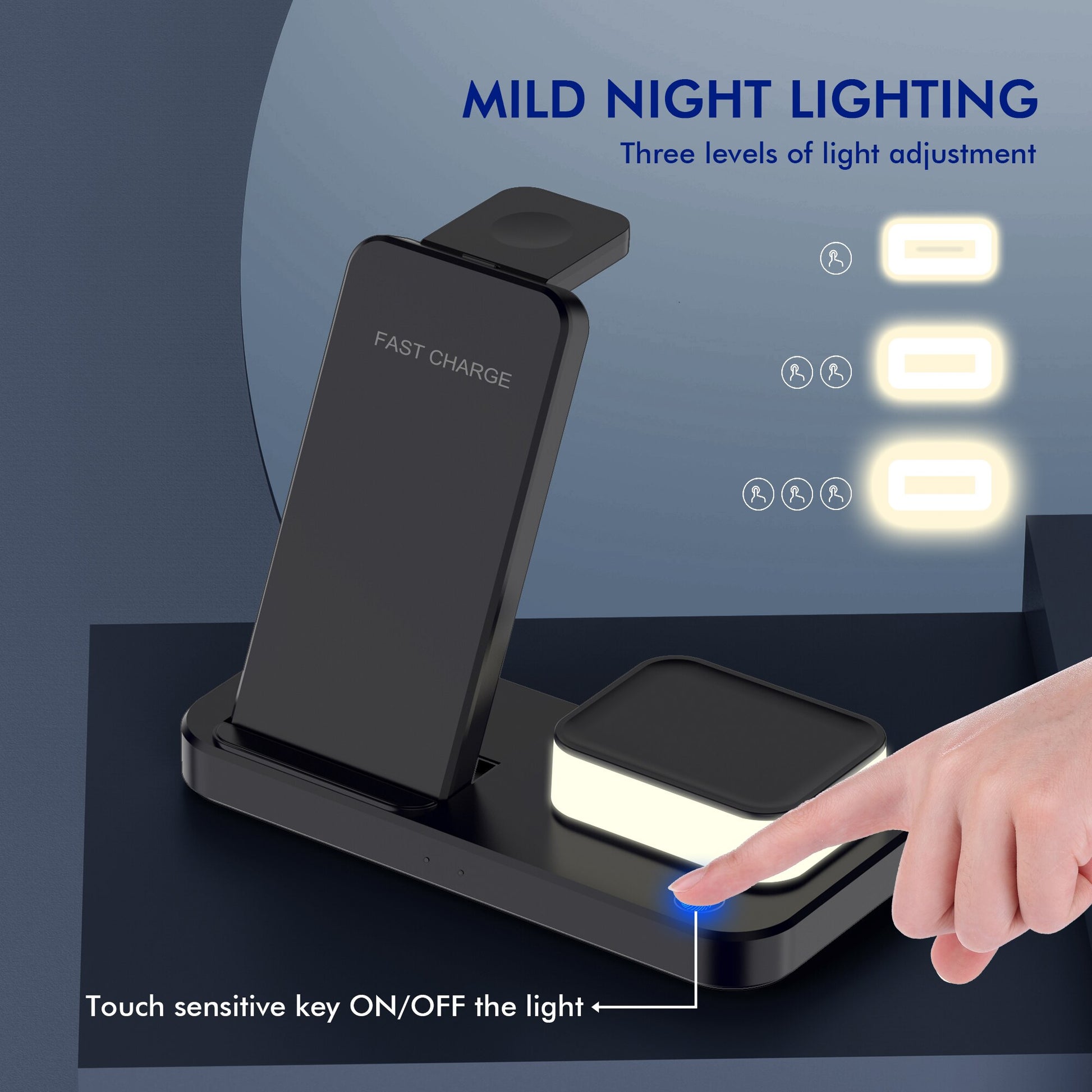 SKAI 4 in 1 Fast Wireless Charging Stand