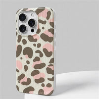 Chic Leopard Spot Silicone Case for iPhone 15 Series