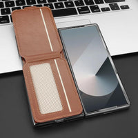 RFID Blocking Leather Wallet Case for Samsung Galaxy Z Fold 5