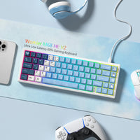 Womier 67 Keys Hall Effect Snow and Ice Rapid Trigger RGB Mechanical Keyboard